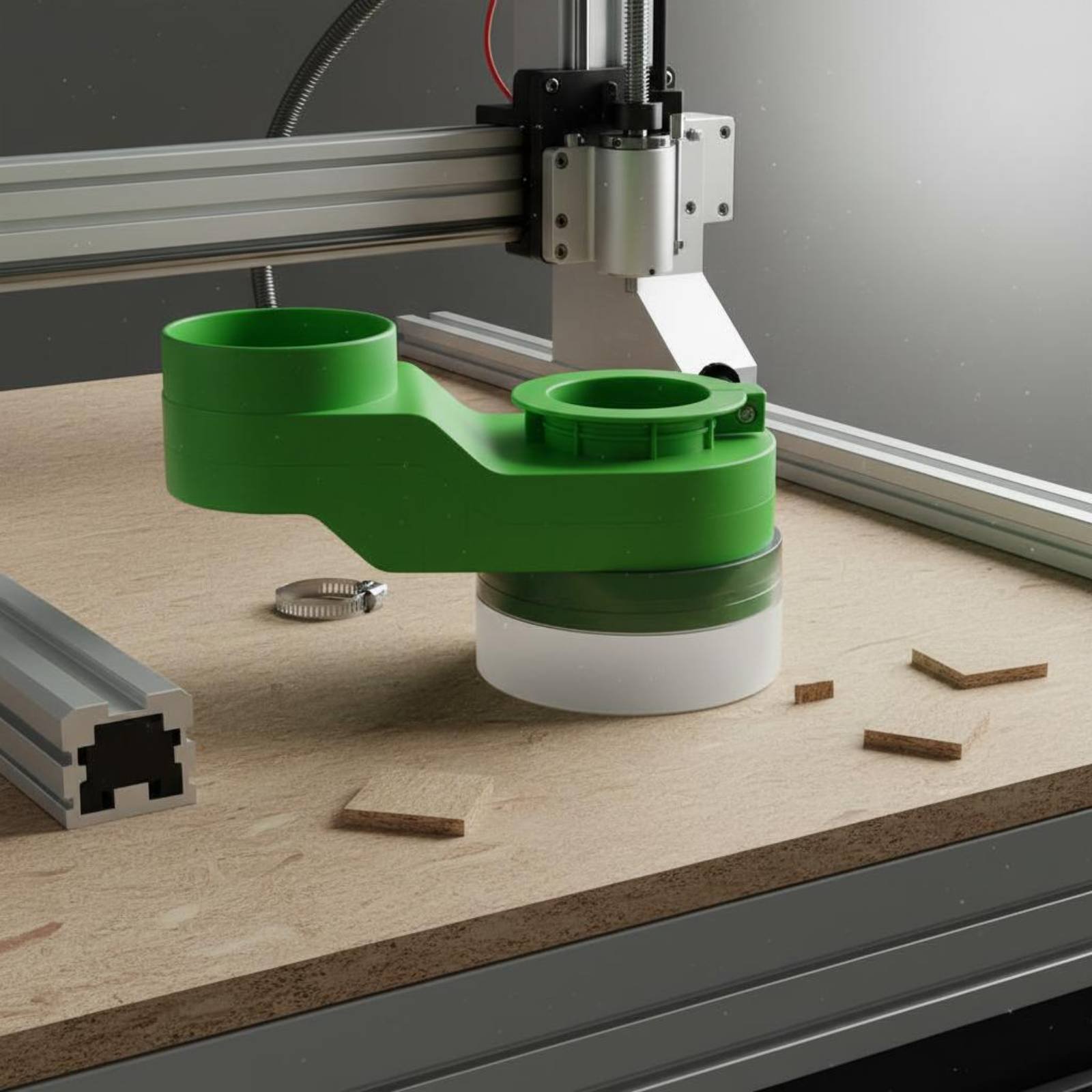 Workshop Cleaning Tools - غطاء غبار للمغزل لآلات القطع CNC،