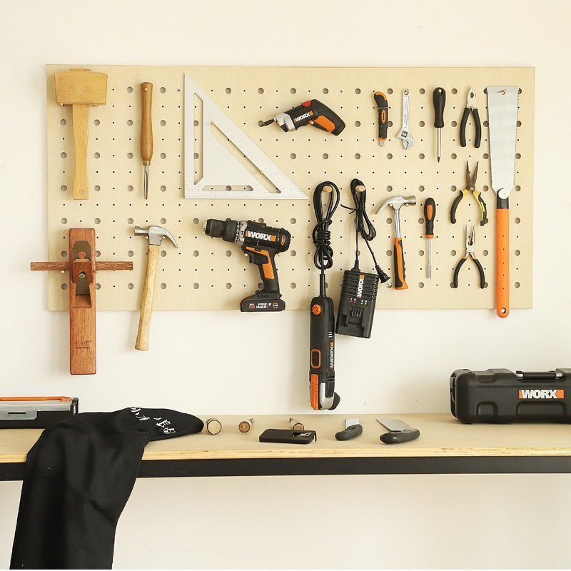Workshop Tools.Hanging Board - لوحة أدوات خشبية مخصصة من شياومو