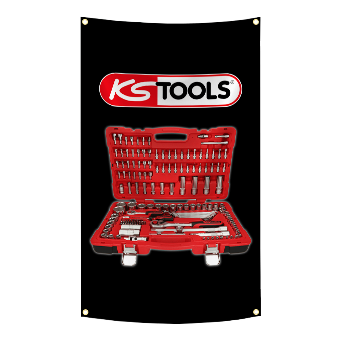 Workshop Tools Brand - لافتة علمية من البوليستر من ماركة