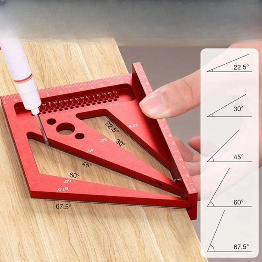 مسطرة قياس متعددة الزوايا ثلاث - مراجعة Workshop Marking Tools وسعره